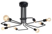 Lampada da soffitto triumph pl8 nero