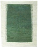 Kilim Tappeto persiano 190x160 Verde (Iran) Tessuto A Mano
