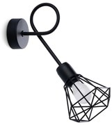 Sollux SL.1108 - Lampada da parete ARTEMIS 1xE14/40W/230V nero