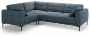 Divano angolare blu scuro (con penisola a sinistra/a L) Bemy – Micadoni