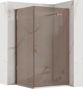 Cabina doccia REA Hugo 100x90 Copper Brush