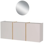 Set di mobili da ingresso color crema 138x200x27 cm Libbiano – Germania