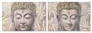 Quadro Home ESPRIT Buddha Orientale 120 x 3 x 80 cm (2 Unità)