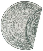 Tappeto da esterno verde e crema , ø 200 cm Siruma - NORTHRUGS