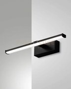 Nala applique nero l. 30cm a led 3000k - 6w - 700 lm ip44