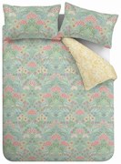 Biancheria da letto gialla/verde in cotone per letto matrimoniale 200x200 cm Art Deco Hydrangea – RHS
