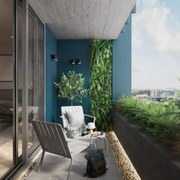 Set tavolo e sedie Idaho NATERIAL in alluminio antracite per 2 persone