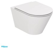 Azzurra Ceramica "Forma" Wc Sospeso Senza Brida Bianco Lucido