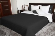 Copriletto double face trapuntato bianco e nero Larghezza: 75 cm | Lunghezza: 160 cm