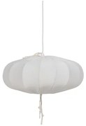 Lampadario Bianco Cotone 220-240 V 39,5 x 39,5 x 18 cm