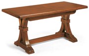 DUSTIN - tavolo da pranzo allungabile in legno massello cm 85 X 180/225/270/315/360