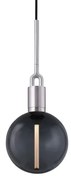 Buster+Punch - Forked Globe Lampada a Sospensione Dim. Medium Smoked/Steel Buster+Punch