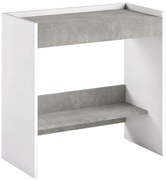 Scrivania salvaspazio  L 80 x H 78 x P 40 cm grigio