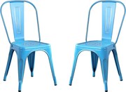 AGATHA - sedia industrial set da 2