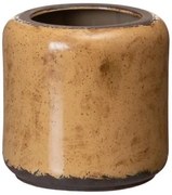 Vaso 18 x 18 x 17,5 cm Ceramica Marrone