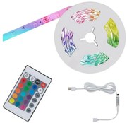 Brilo - LED RGB Striscia dimmerabile 6,6m LED/6W/USB + +TC