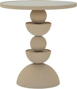 Tavolino rotondo con piano in vetro ø 40,5 cm Dune – Mauro Ferretti