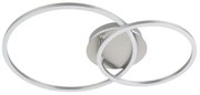 Plafoniera LED Palmaves 3 argento IP20 bianco naturale EGLO