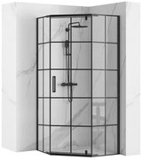 Cabina doccia HEX Black 90x90