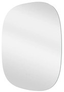 Specchio con illuminazione integrata bagno ovale SENSEA L 65 x H 80 x P 3 cm grigio / argento