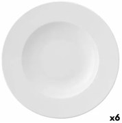 Piatto Fondo Ariane Prime Ceramica Bianco (Ø 26 cm) (6 Unità)