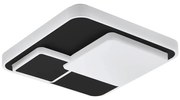 Eglo 75667 - Plafoniera LED LEPRESO LED/19,5W/230V 38,5x38,5 cm nero