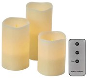 SET 3x LED decorazioni natalizie 3xLED/3x3AAA + telecomando