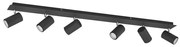 Lindby - Joffrey 6 Plafoniera Black Lindby