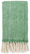 Coperta verde in misto lana 130x170 cm Carmel – House Nordic