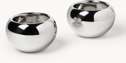 Set di 2 ciotole in metallo Polaris
