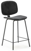 Set di sgabelli da bar neri 2 pz (altezza seduta 66 cm) Arus - Marckeric