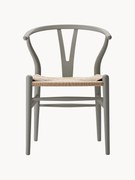 Sedia in legno con seduta intrecciata CH24 Wishbone Chair