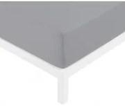 Lenzuolo con angoli matrimoniale grigio Datex