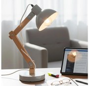 Brilagi - Lampada da tavolo FOCUS 1xE27/40W/230V grigia