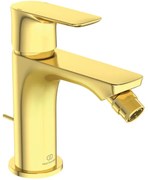 Rubinetto per bidet getto laminare cristallino Concept Air IDEAL STANDARD oro spazzolato satinato