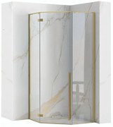 Cabina doccia DIAMOND 90x90 BRUSH GOLD