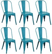 AGATHA - Set 6 sedie industrial