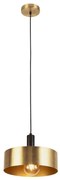 Searchlight 20223-1GO - Lampadario a sospensione con filo KNOX 1xE27/60W/230V oro
