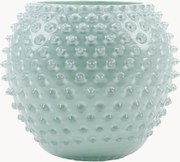 Vaso in vetro soffiato Opaline Hobnail