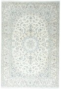 Nain Tappeto persiano 370x250 Beige (Iran) Annodato A Mano