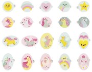 Set di 20 anelli - Unicorno