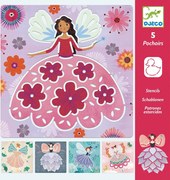 Stencil graziosamente illustrati - fate