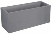 Vaso EDA Grigio Plastica Rettangolare 99,5 x 39 x 43 cm