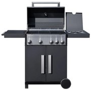 Barbecue a gas B500, 4 bruciatori con fornello laterale extra