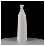 Vaso in ceramica bianca da 46 cm