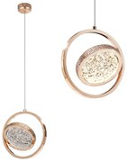 Lampadario a Sospensione in Cristallo LHJ106-1CP LIGHT ROSE GOLD