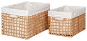 Set di cesti 2 pz 25x35x22 cm Bustelo – House Nordic