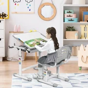 Costway Tavolino per bambini con sedia, Tavolo magnetico 2 in 1 con ampio  spazio e regolabile in altezza>