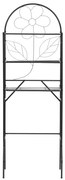 Scaffale Da Bagno Nero 60x33x174 Cm /