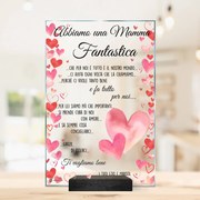 Regalo per la mamma - placca personalizzata con il tuo testo e design | Inspio